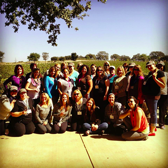 Fitcation group photo in Paso Robles, CA