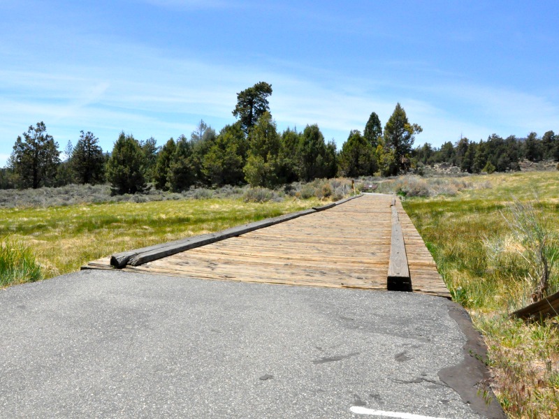 Foot bridge in Big Bear Lake, CA