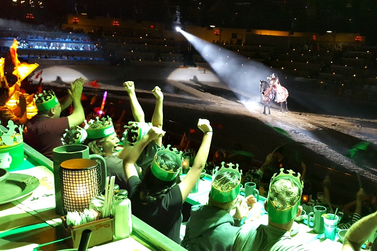 Medieval Times Dinner Show audience in Buena Park, CA