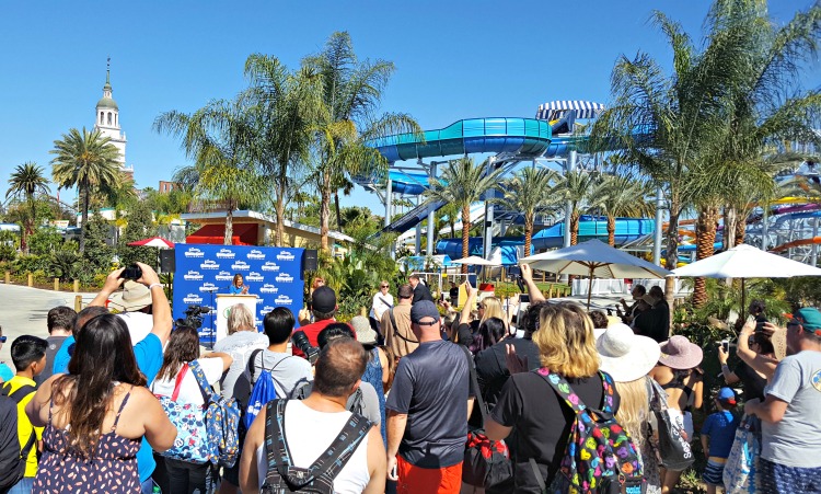 Knott's Soak City ribbon cutting ceremony in Buena Park, CA