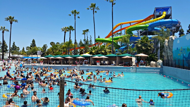 Wave Pool at Knott's Soak City in Buena Park, CA