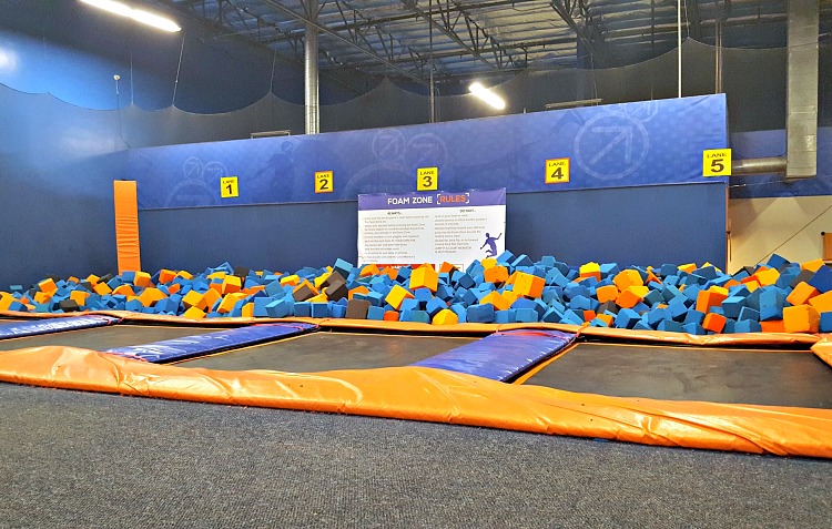 Sky Zone Foam Pit