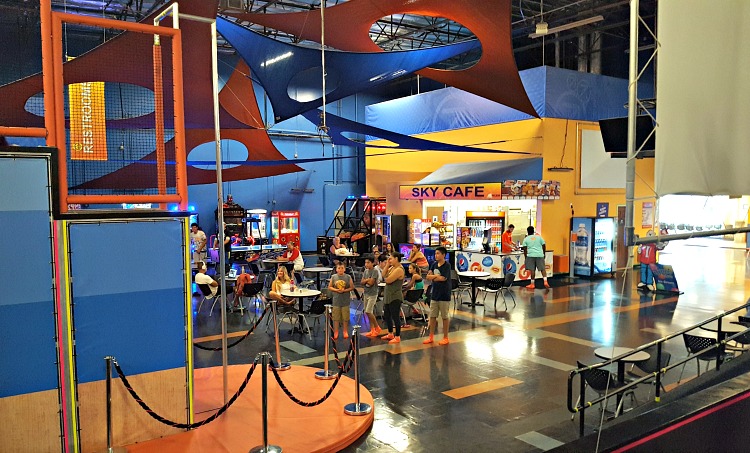 Snacks at Sky Cafe at Sky Zone