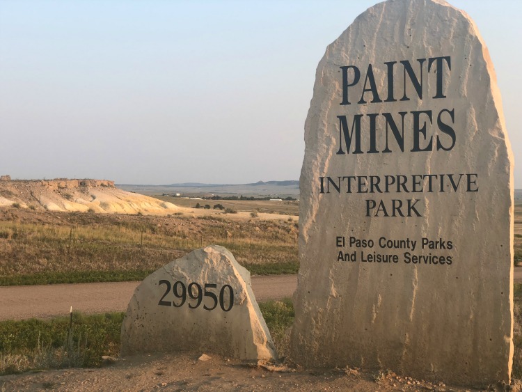 Paint Mines Interpretive Park stone