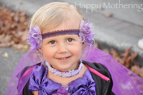 Princess Kaylee on Halloween