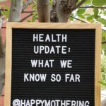 Sign in tree reading "health update"