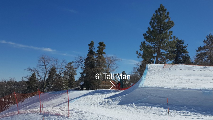 Shark fin jump at Bear Mountain