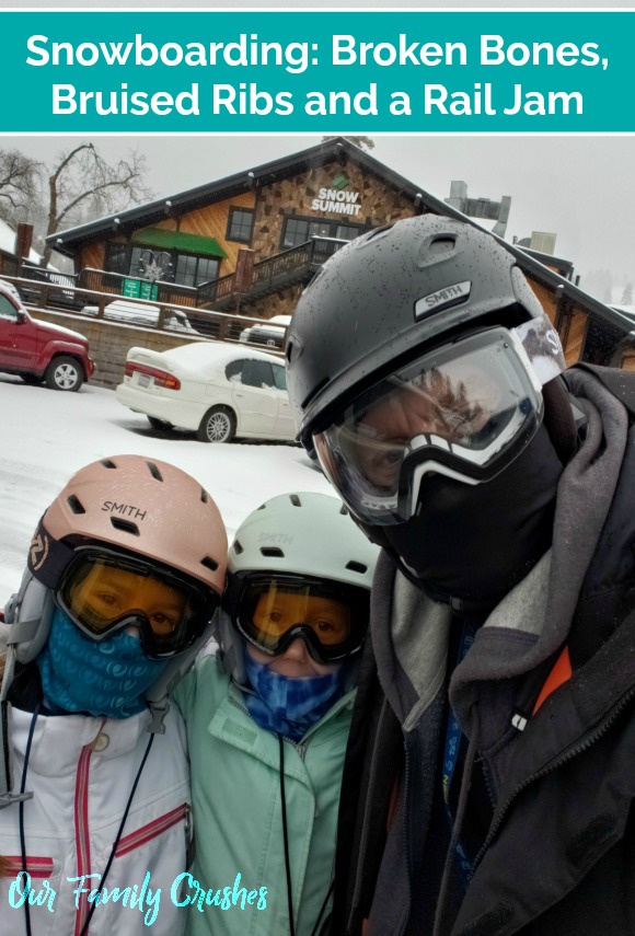 Brian and the girls at Snow Summit