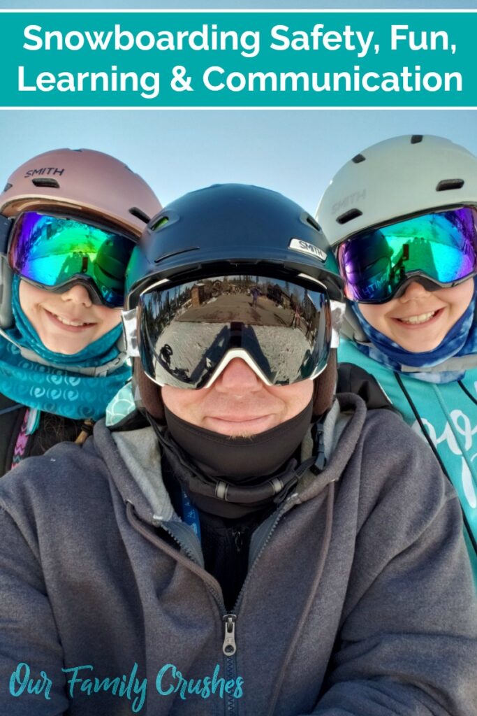 Brian with Zoë and Kaylee at Bear Mountain