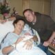 Brian, Chrystal and Zoë shortly after she was born
