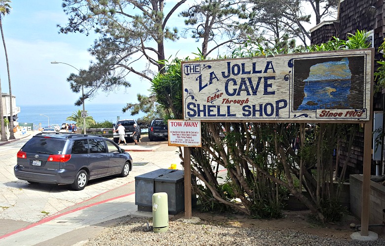 La Jolla Cave Sign