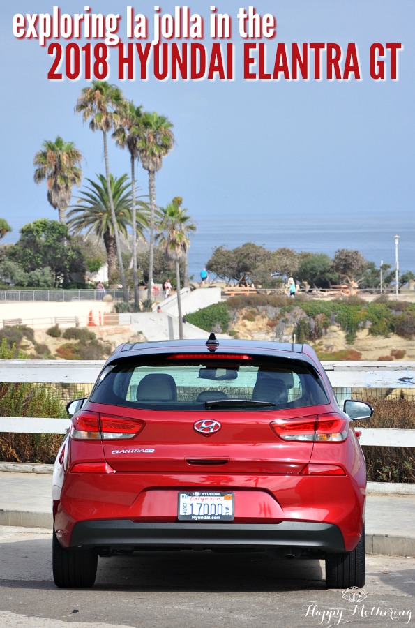 Hyundai Elantra GT parked in La Jolla Cove area