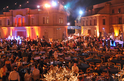 American Food and Wine Festival 2010 tables