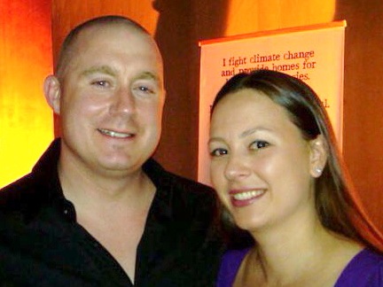 Brian and Chrystal at the American Food and Wine Festival 2010