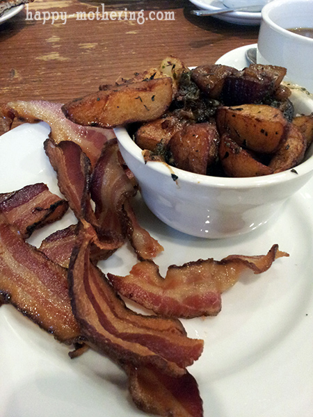 Bacon and potatoes at Luke Restaurant New Orleans