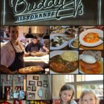 Collage of food eaten at Buddy V's Ristorante in Las Vegas, NV
