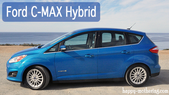 Ford C-Max Hybrid in front of the Pacific Ocean