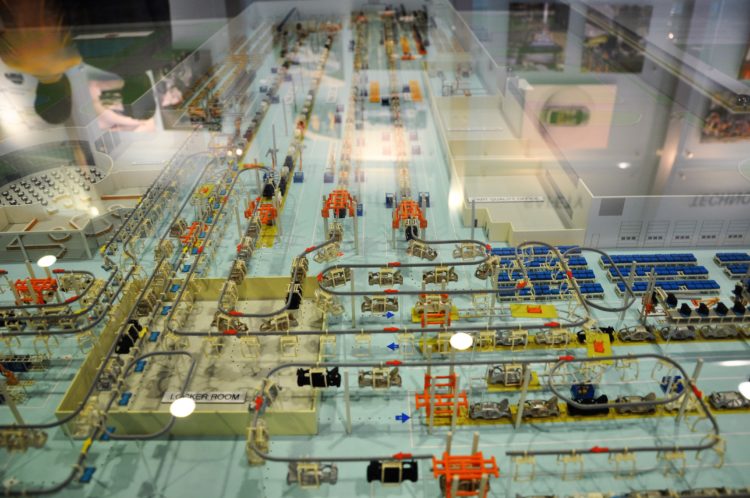 Model of Hyundai manufacturing floor