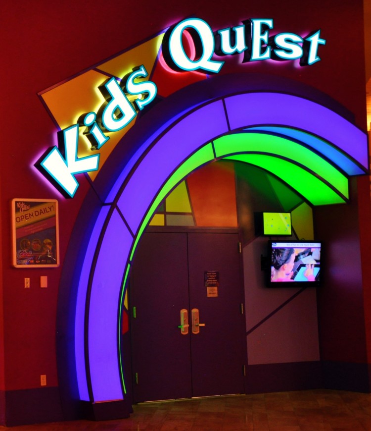 Kids Quest Sign at Red Rock Casino in Las Vegas