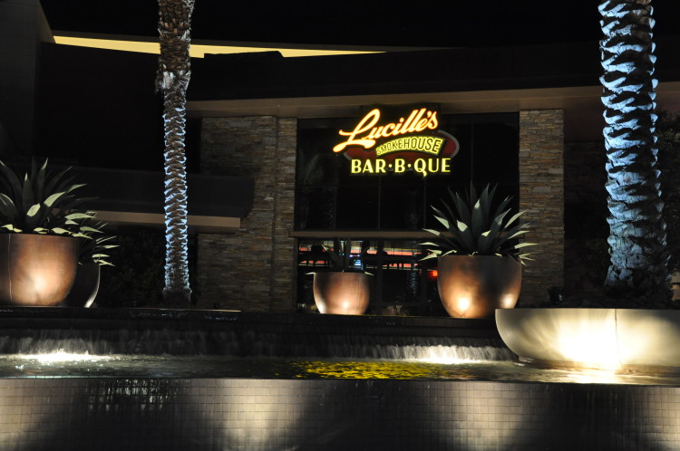 Lucille's Smokehouse sign at Red Rock Casino in Las Vegas