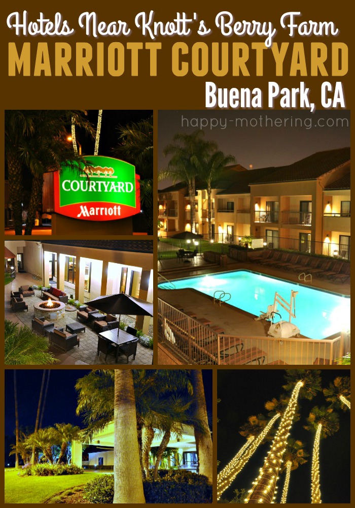 Collage of images of the Marriott Courtyard Buena Park