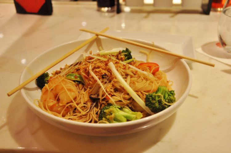 Spicy Shrimp Bowl at Noodle House inside Red Rock Casino