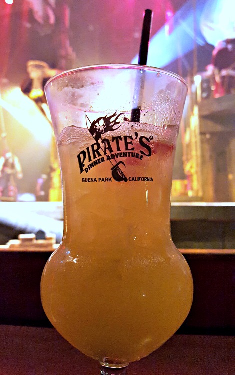 House cocktail at the Pirate's Dinner Adventure