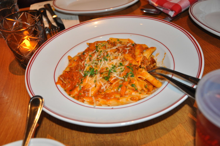 Spaghetti Bolognese at Buddy V's in Las Vegas, NV