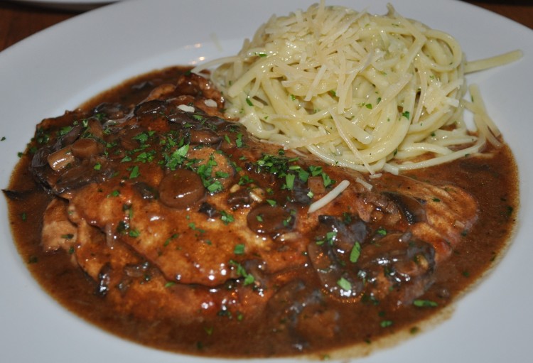 Veal Marsala at Buddy V's Ristorante in Las Vegas, NV