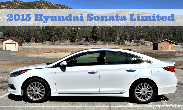 White Hyundai Sonata Limited in a parking lot