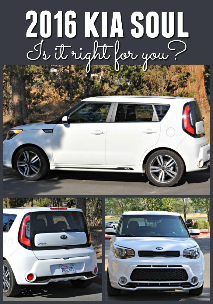 Three angle images of White Kia Soul