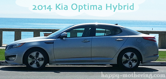Kia Optima Hybrid parked by the ocean in Santa Barbara, CA