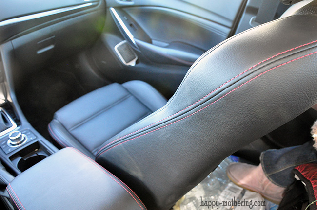 Mazda6 Grand Touring has detailed seat stitching