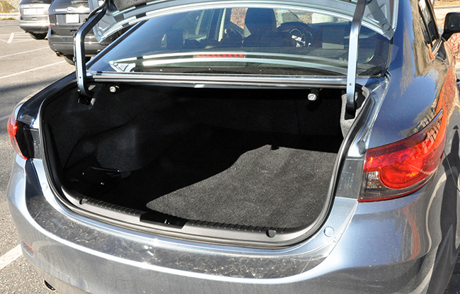 Trunk of the Mazda6 Grand Touring