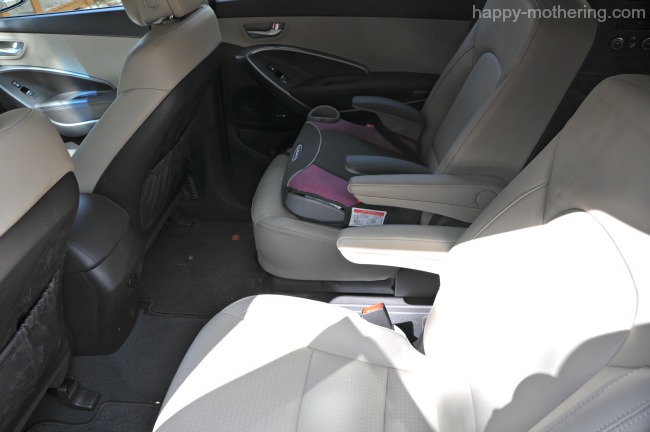 Bucket seats in the Hyundai Santa Fe