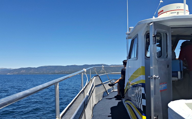 Water taxi to get around Tahoe South